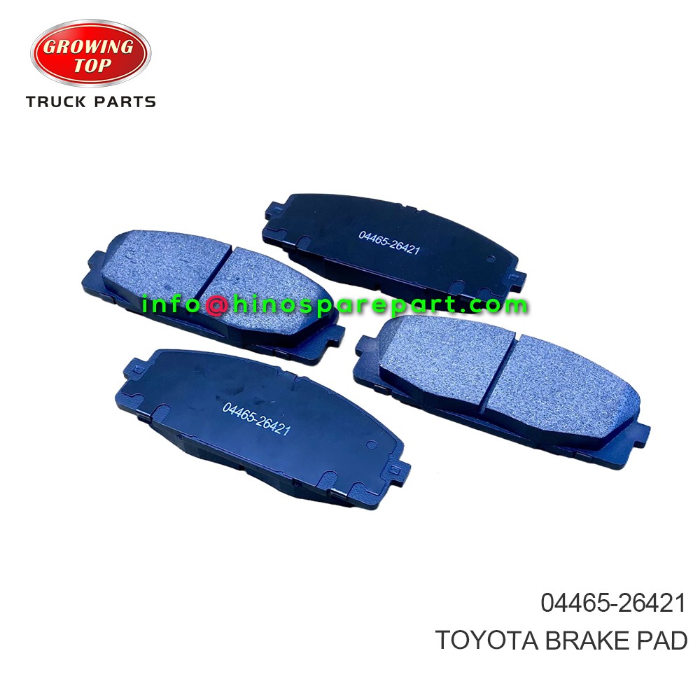 TOYOTA BRAKE PAD 04465-26421