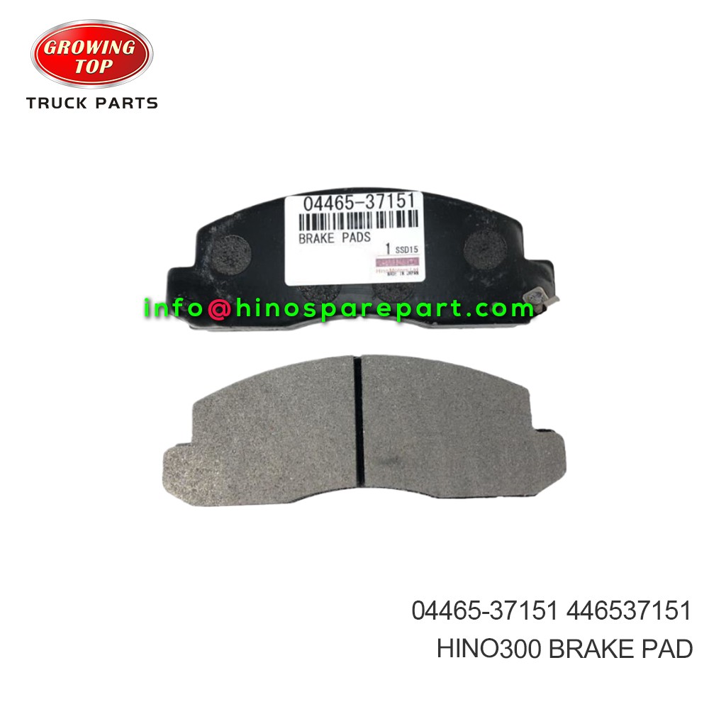 HINO300  BRAKE PAD  04465-37151