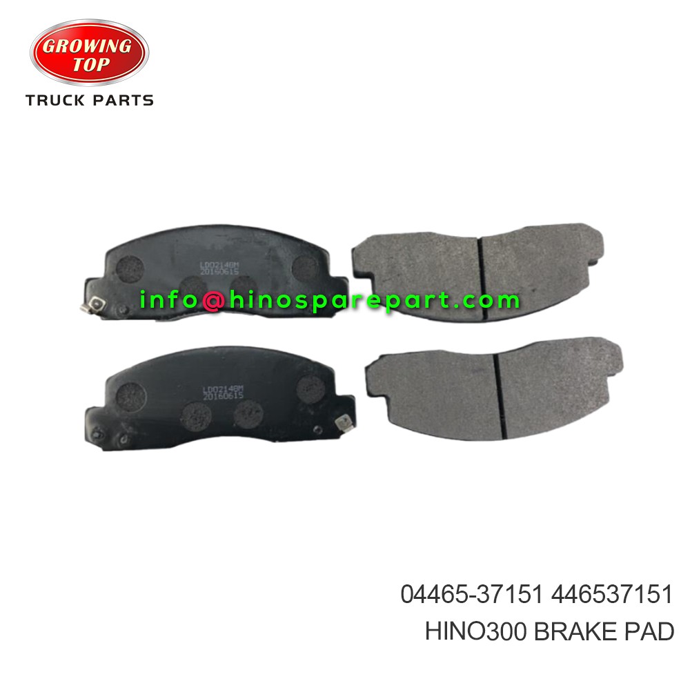 HINO300  BRAKE PAD  04465-37151