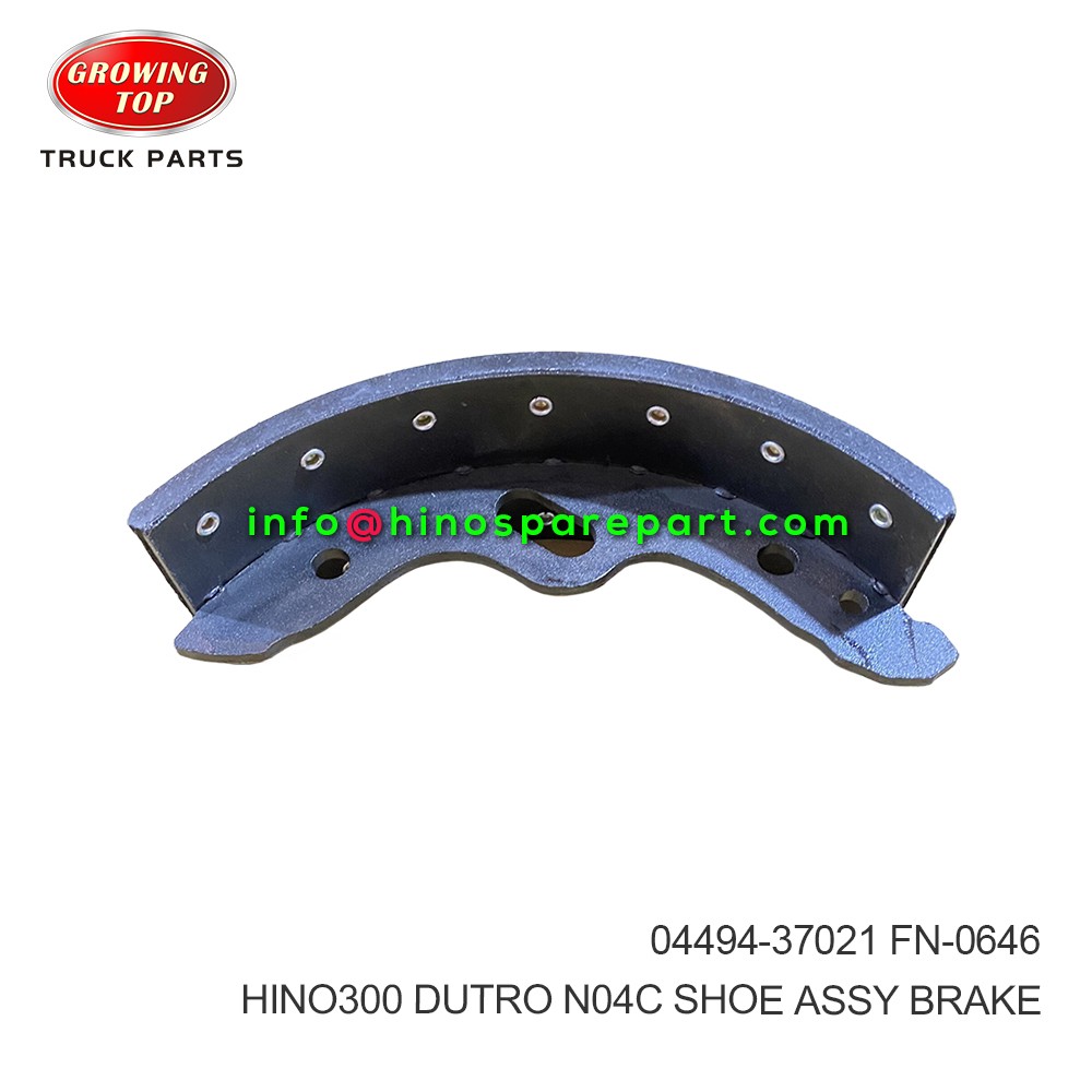 HINO300 DUTRO N04C SHOE ASSY BRAKE 04494-37021