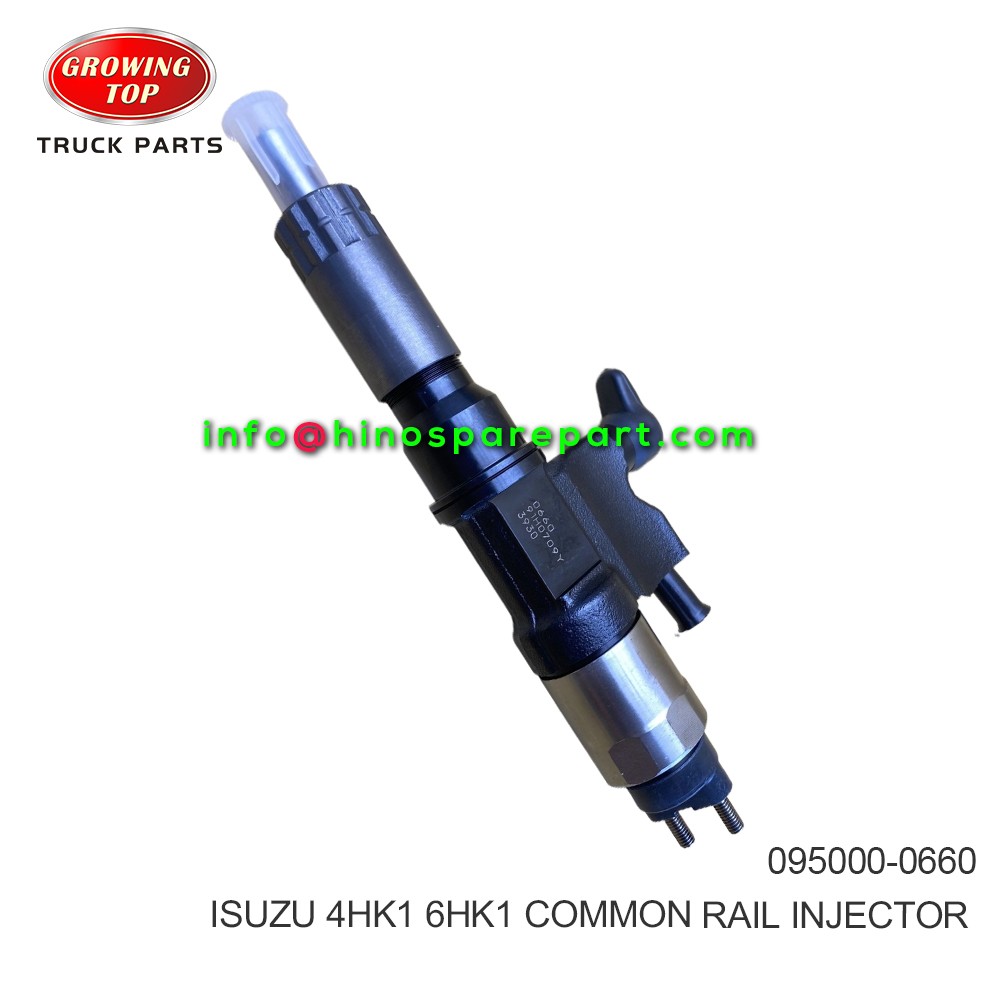 ISUZU 4HK1 6HK1  COMMON RAIL INJECTOR  095000-0660