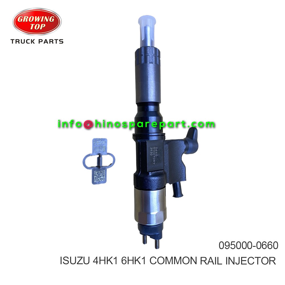 ISUZU 4HK1 6HK1  COMMON RAIL INJECTOR  095000-0660