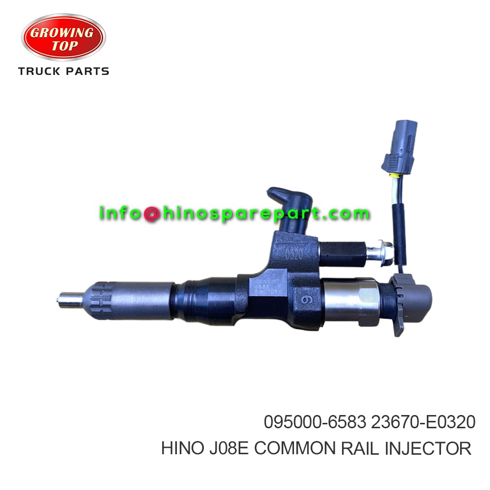 HINO J08E COMMON RAIL INJECTOR  095000-6583
