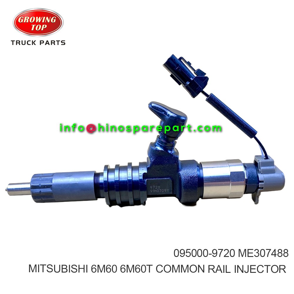 MITSUBISHI 6M60 6M60T COMMON RAIL INJECTOR  095000-9720