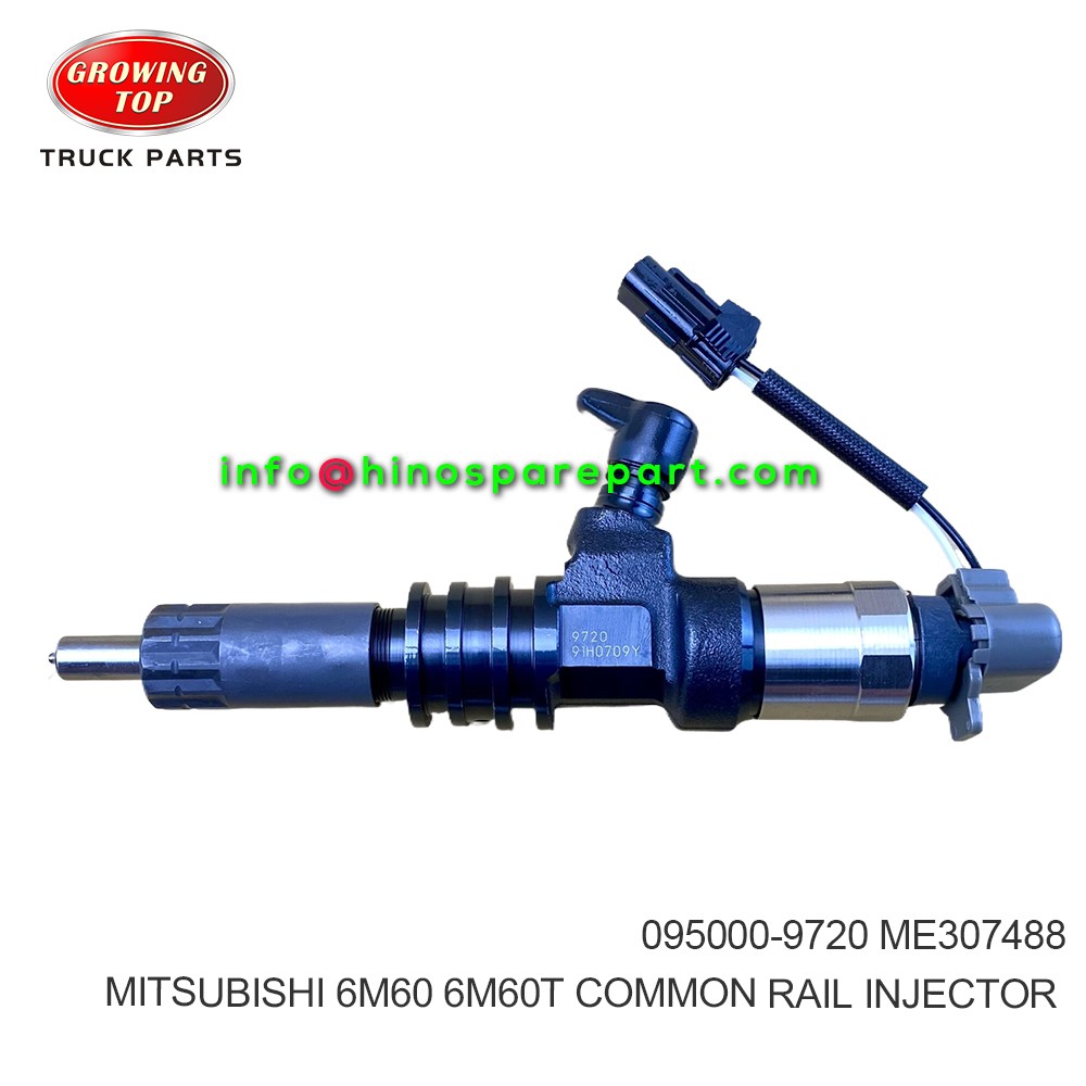 MITSUBISHI 6M60 6M60T COMMON RAIL INJECTOR  095000-9720