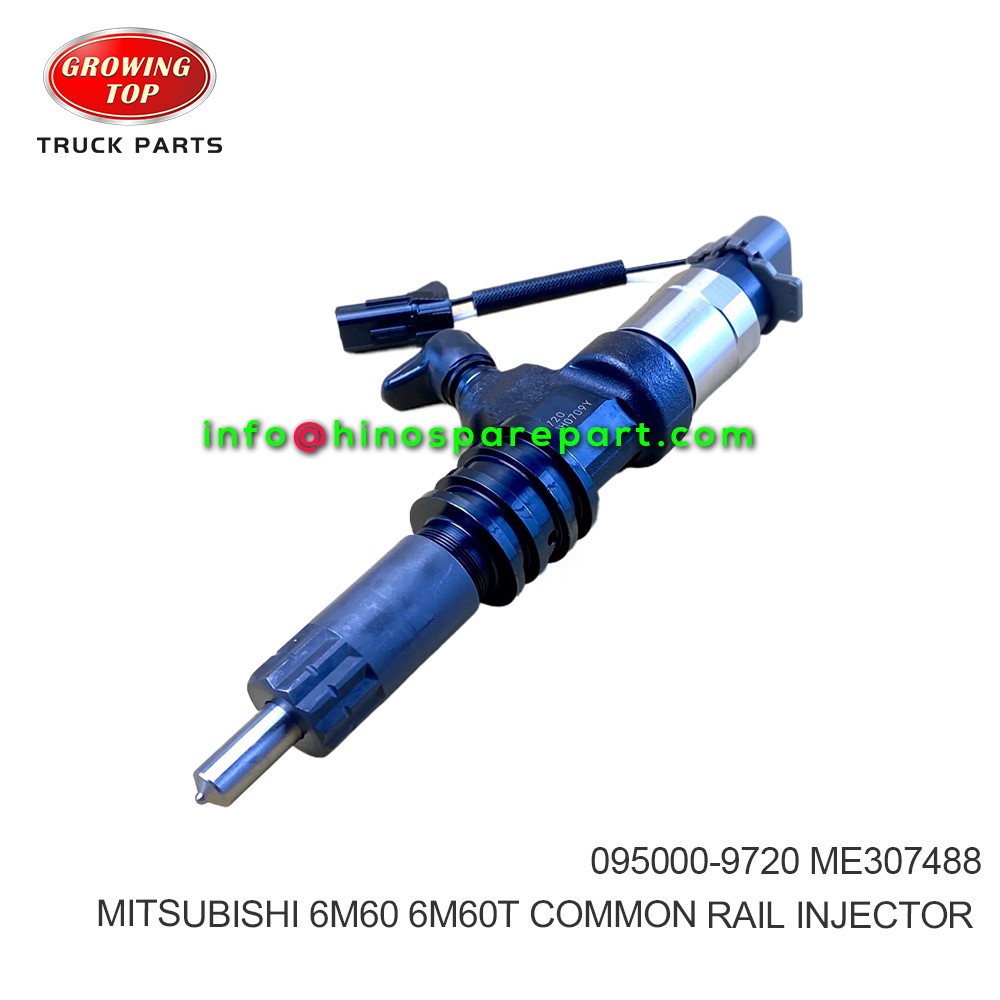 MITSUBISHI 6M60 6M60T COMMON RAIL INJECTOR  095000-9720