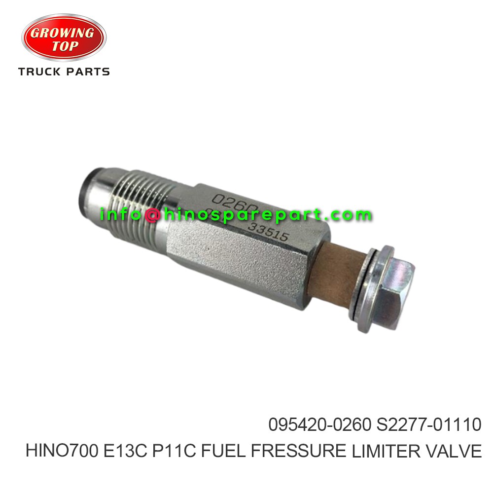 HINO700  E13C P11C  FUEL FRESSURE LIMITER VALVE  095420-0260