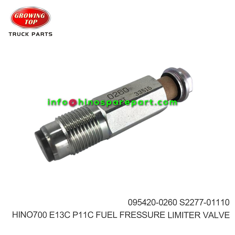 HINO700  E13C P11C  FUEL FRESSURE LIMITER VALVE  095420-0260