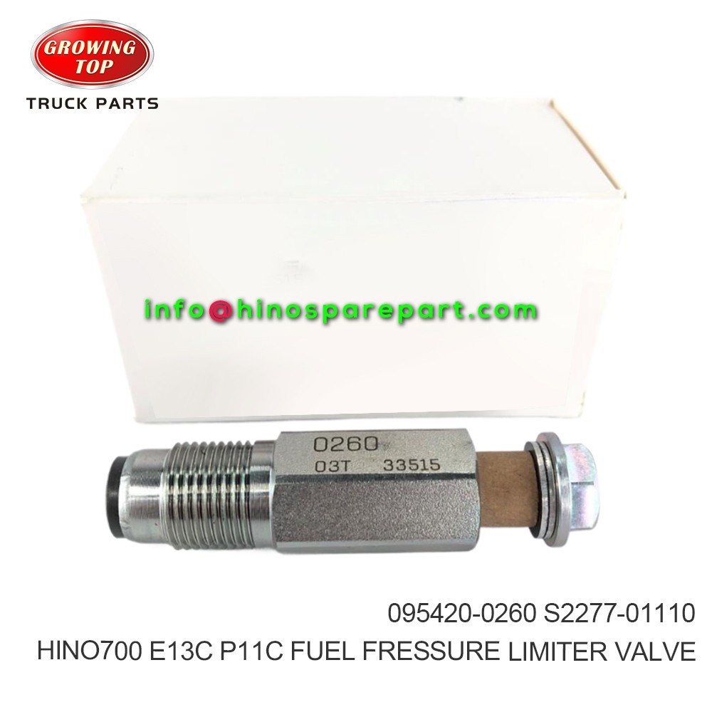 HINO700  E13C P11C  FUEL FRESSURE LIMITER VALVE  095420-0260