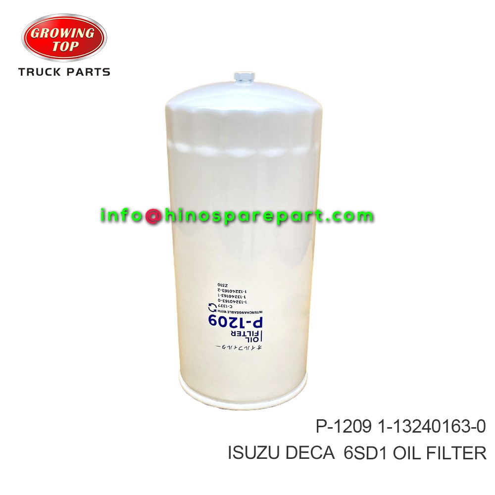 ISUZU DECA  6SD1  OIL FILTER  1-13240163-0