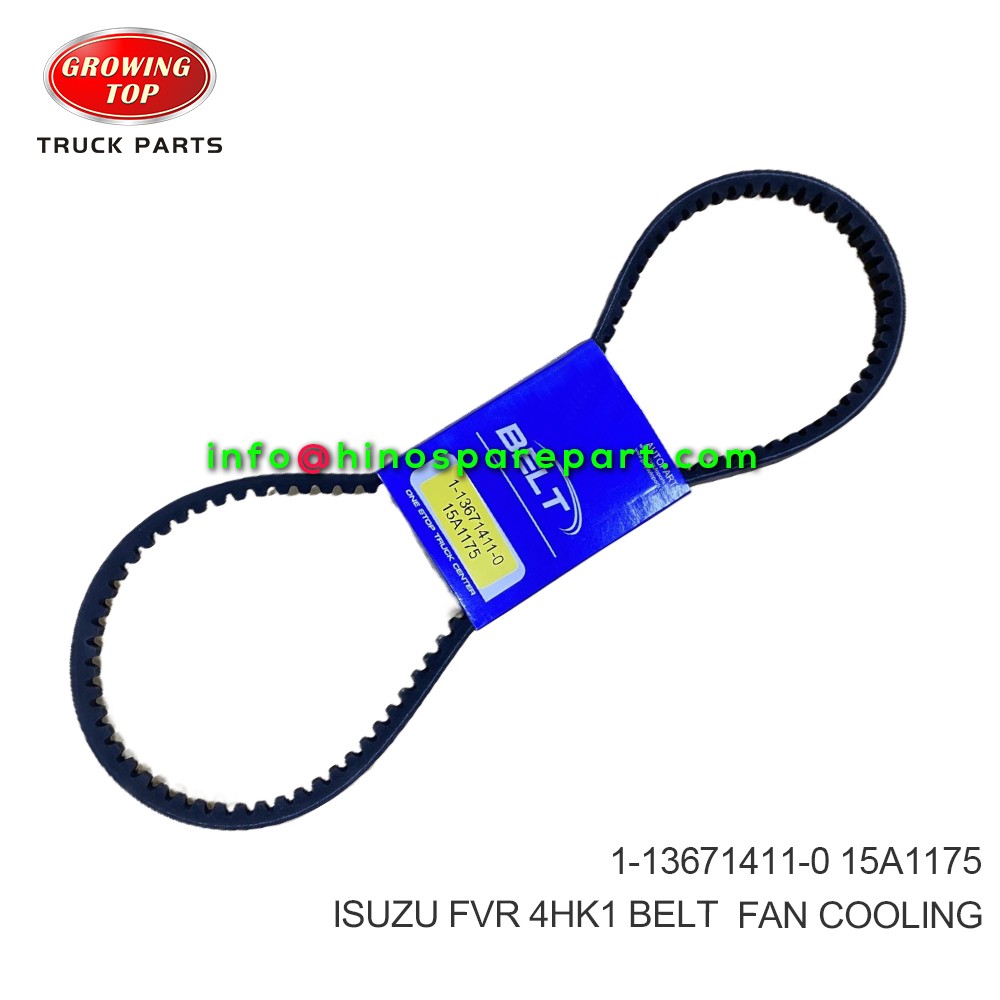 ISUZU FVR 4HK1  BELT; FAN COOLING  1-13671411-0