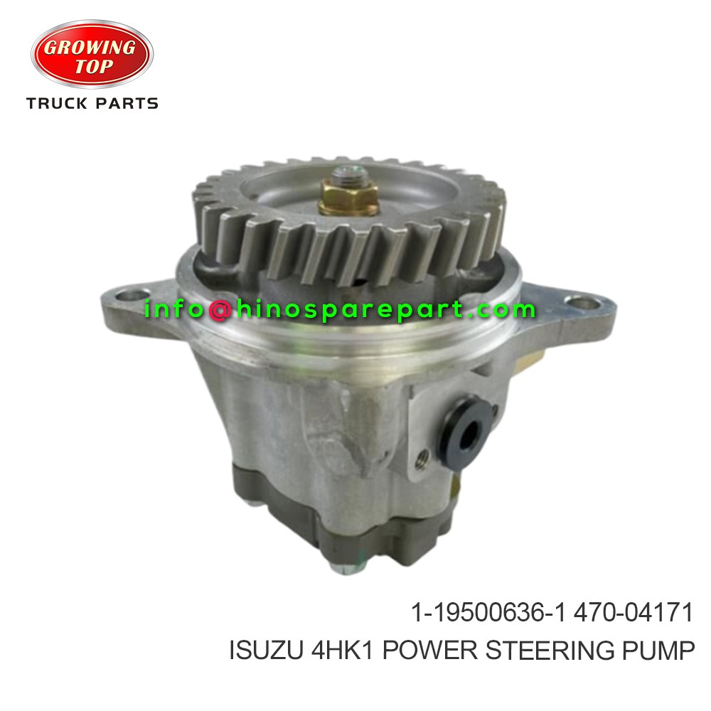 ISUZU 4HK1 POWER STEERING PUMP 1-19500636-1