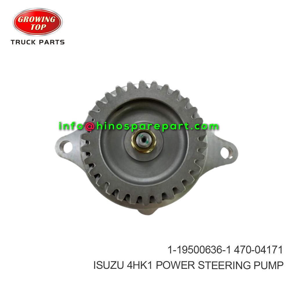 ISUZU 4HK1 POWER STEERING PUMP 1-19500636-1