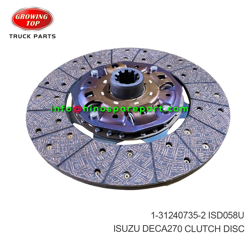 ISUZU DECA270 CLUTCH DISC 1-31240735-2