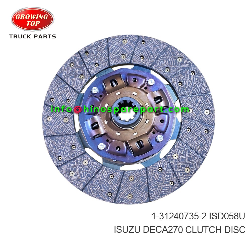 ISUZU DECA270 CLUTCH DISC 1-31240735-2