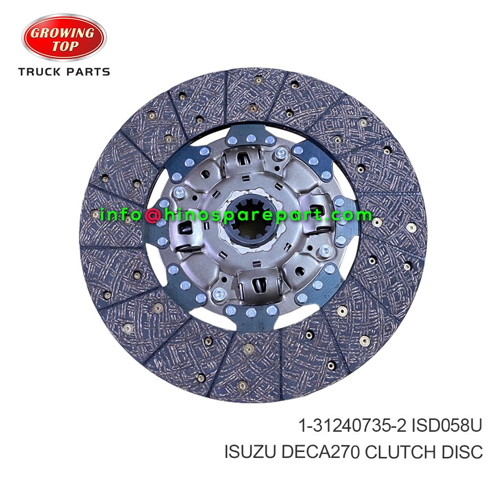 ISUZU DECA270 CLUTCH DISC 1-31240735-2