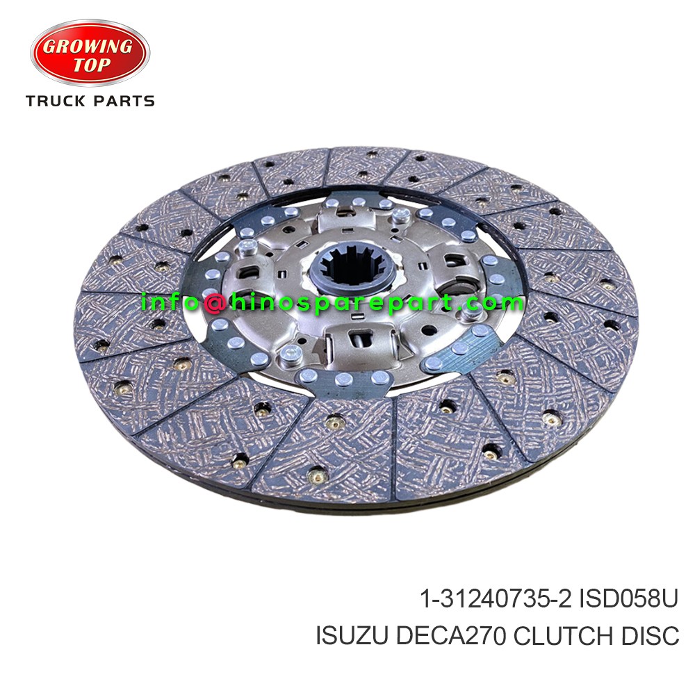 ISUZU DECA270 CLUTCH DISC 1-31240735-2