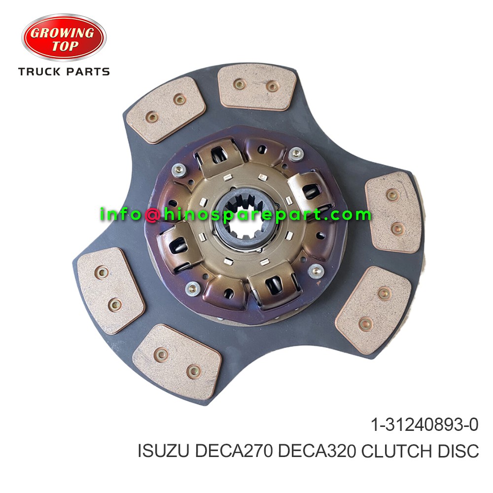 ISUZU DECA270 DECA320 CLUTCH DISC 1-31240893-0