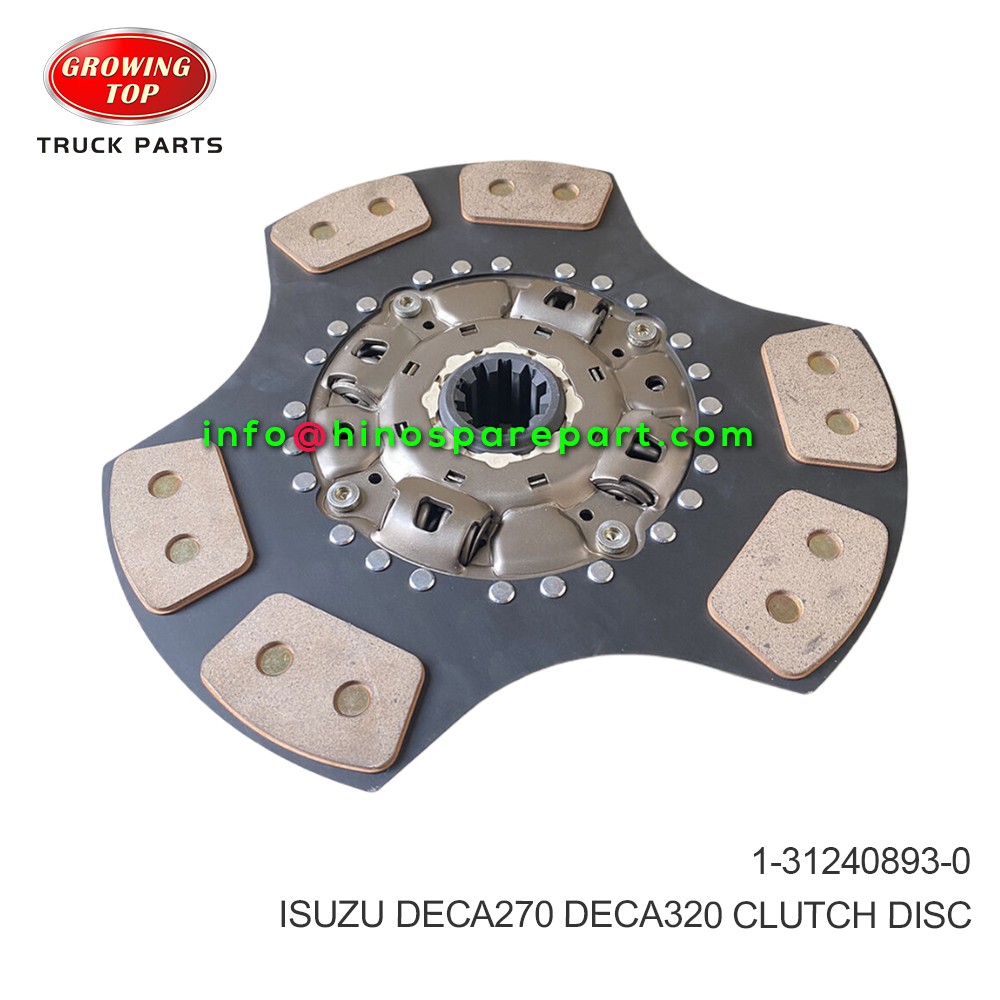 ISUZU DECA270 DECA320 CLUTCH DISC 1-31240893-0