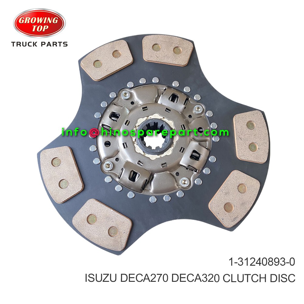 ISUZU DECA270 DECA320 CLUTCH DISC 1-31240893-0