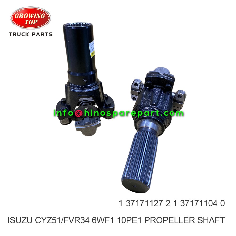 ISUZU CYZ51/FVR34 6WF1 10PE1 PROPELLER SHAFT 1-37171127-2