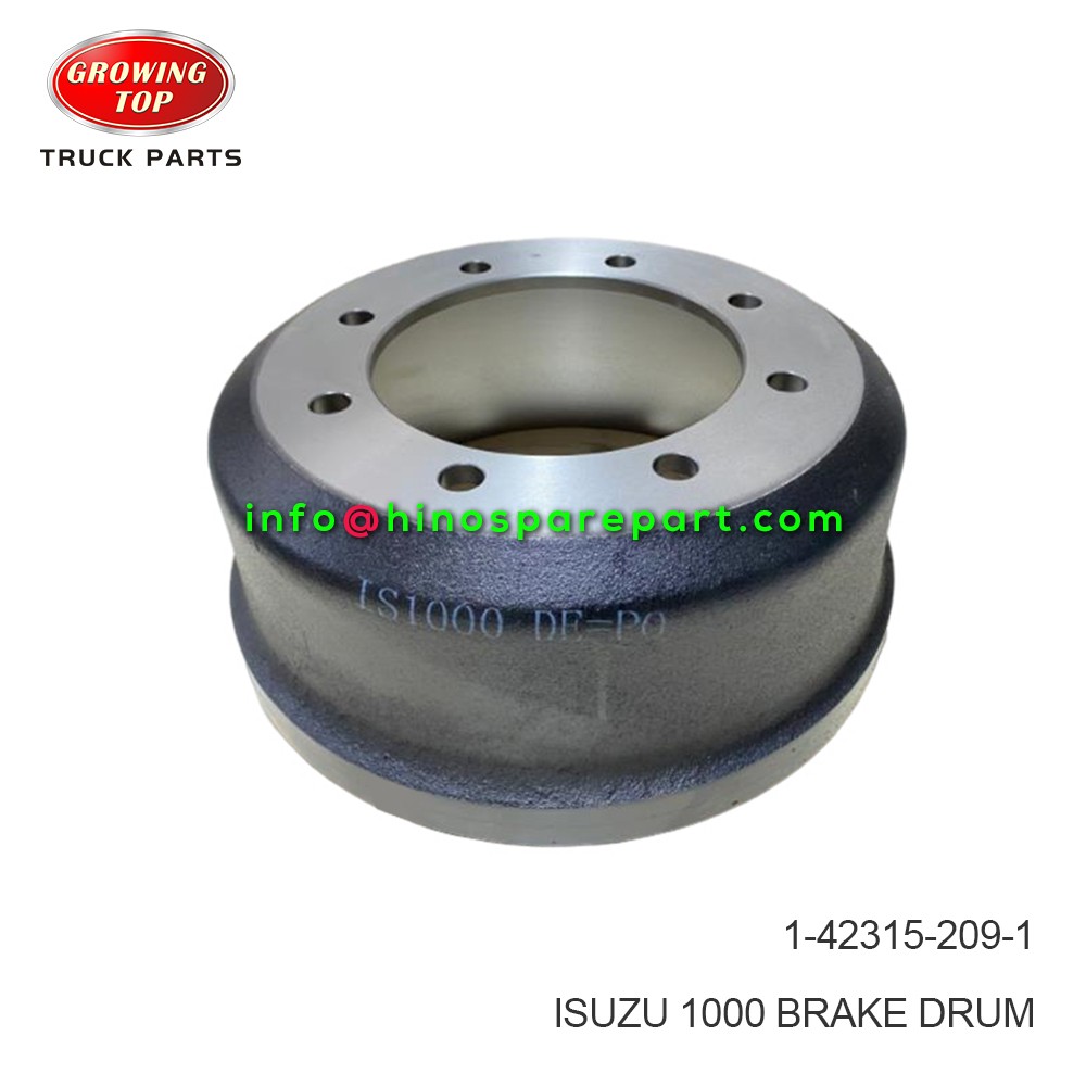 ISUZU 1000 BRAKE DRUM 1-42315-209-1