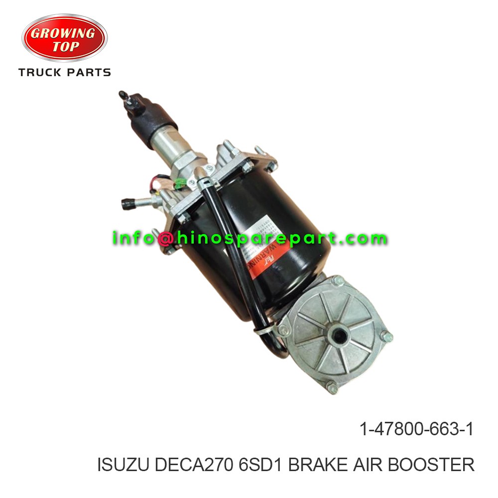 ISUZU DECA270 6SD1 BRAKE AIR BOOSTER 1-47800-663-1