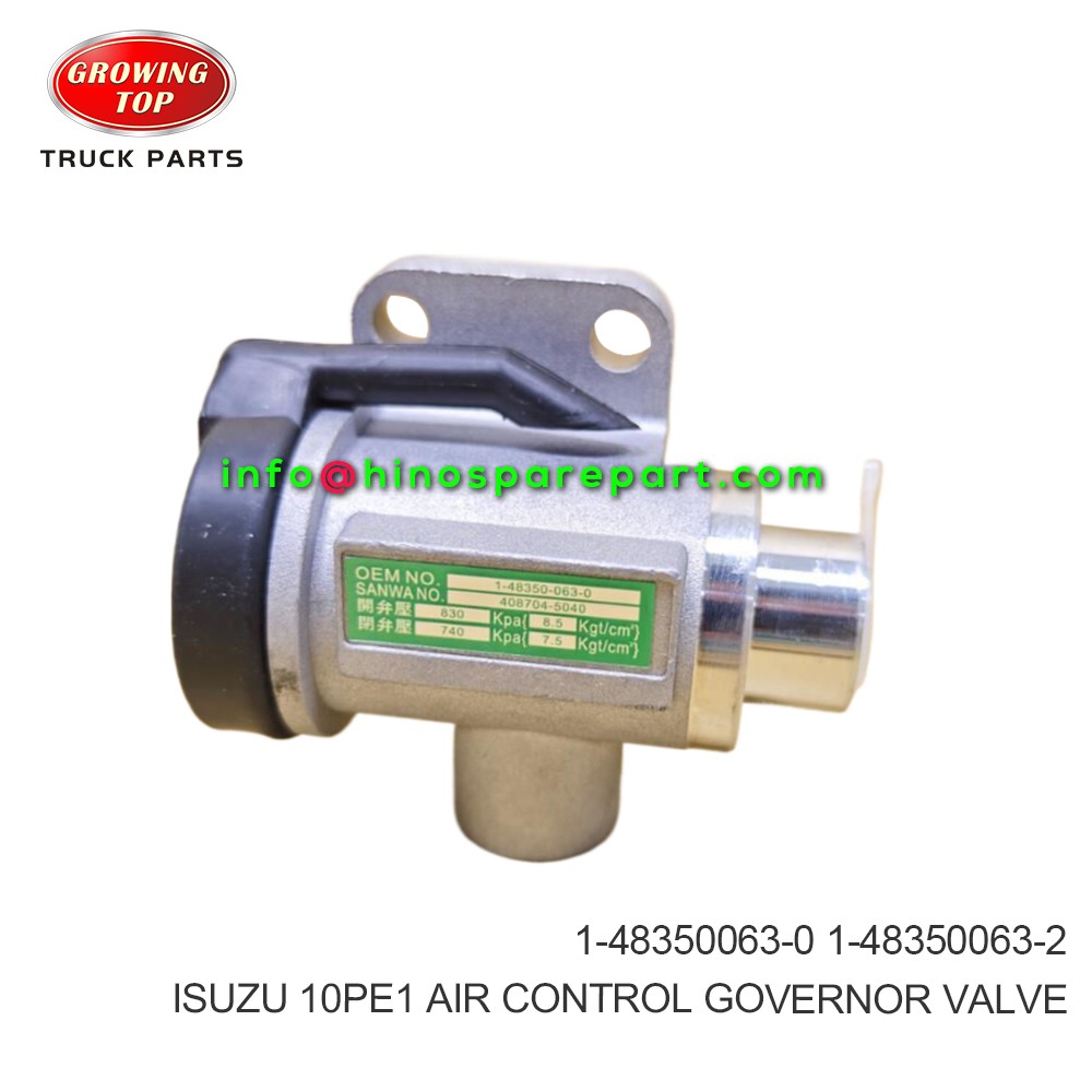 ISUZU 10PE1  AIR CONTROL GOVERNOR VALVE  1-48350063-0