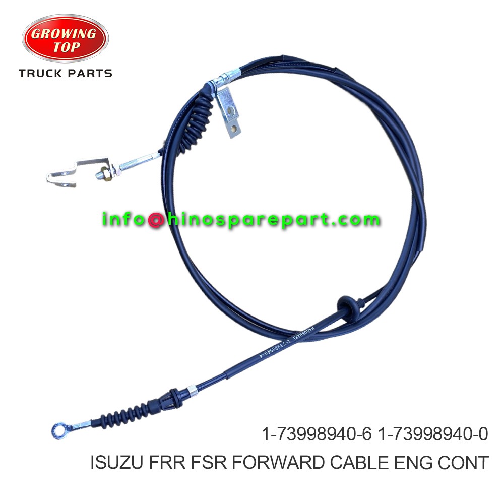 ISUZU FRR FSR FORWARD  CABLE;ENG CONT 1-73998940-6