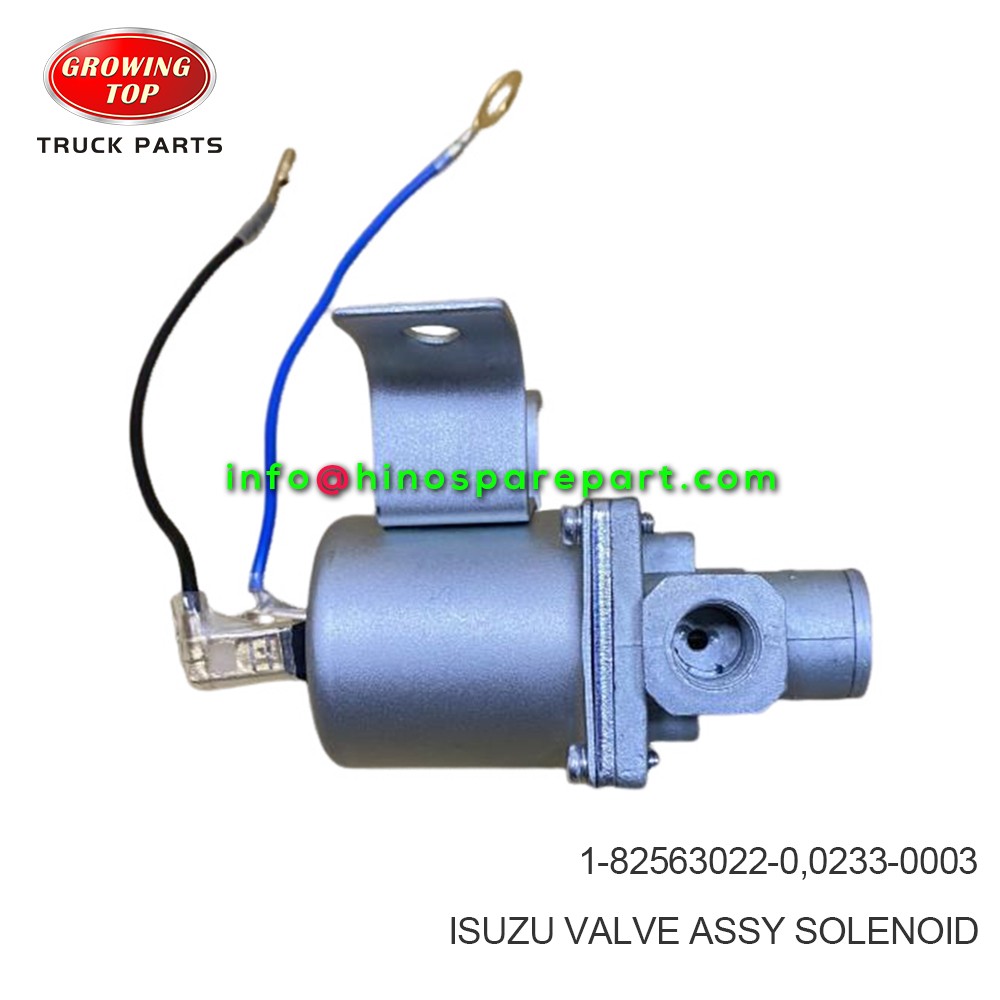 ISUZU VALVE ASSY SOLENOID 1-82563022-0