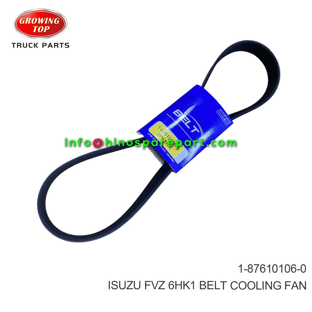 ISUZU FVZ 6HK1  BELT; COOLING FAN  1-87610106-0