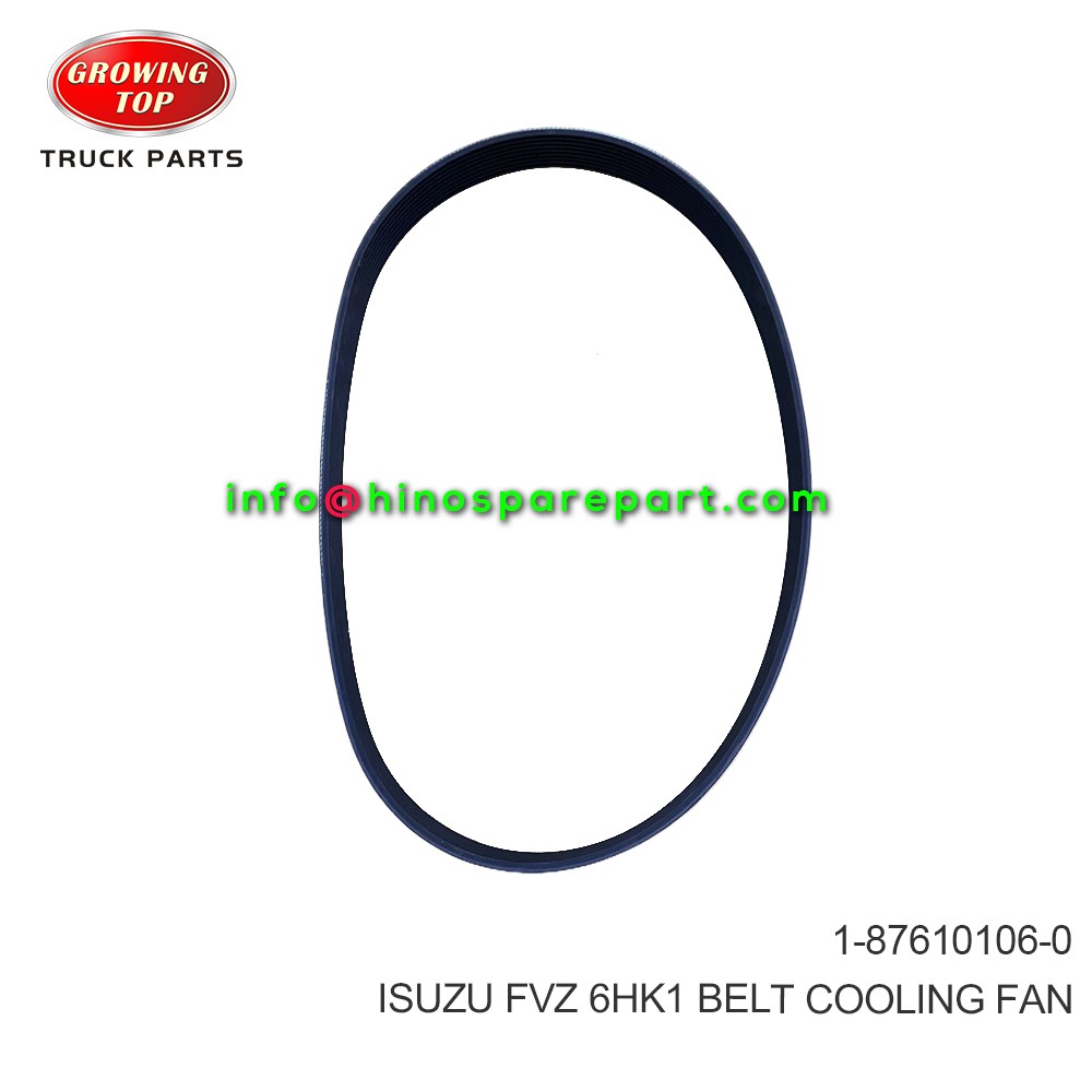 ISUZU FVZ 6HK1  BELT; COOLING FAN  1-87610106-0