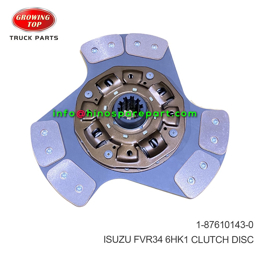 ISUZU FVR34 6HK1 CLUTCH DISC 1-87610143-0