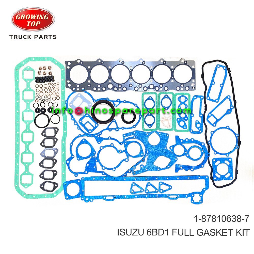 ISUZU 6BD1  FULL GASKET KIT  1-87810638-7