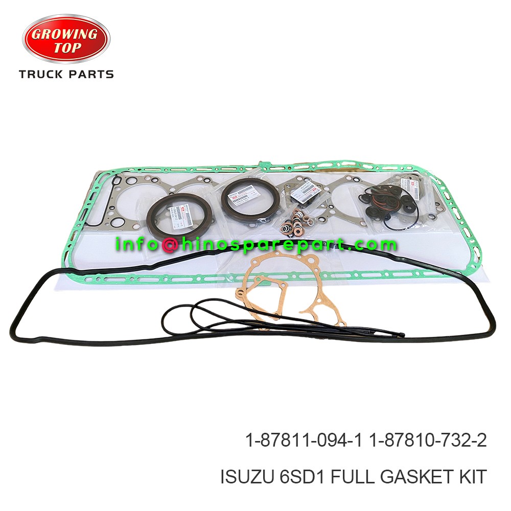 ISUZU 6SD1 FULL GASKET KIT ﻿1-87811-094-1