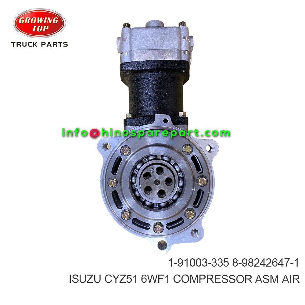 ISUZU CYZ51 6WF1  COMPRESSOR ASM;AIR  1-91003-335