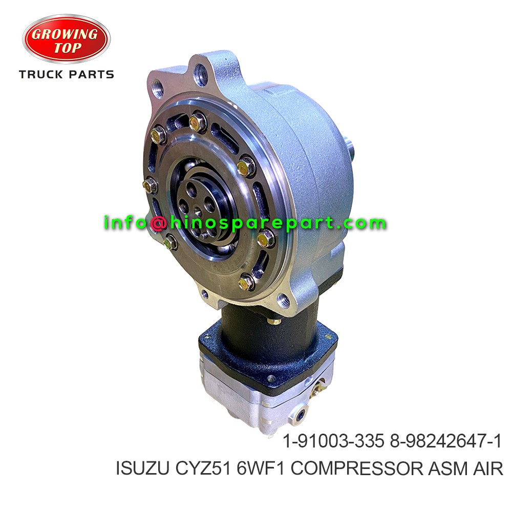 ISUZU CYZ51 6WF1  COMPRESSOR ASM;AIR  1-91003-335