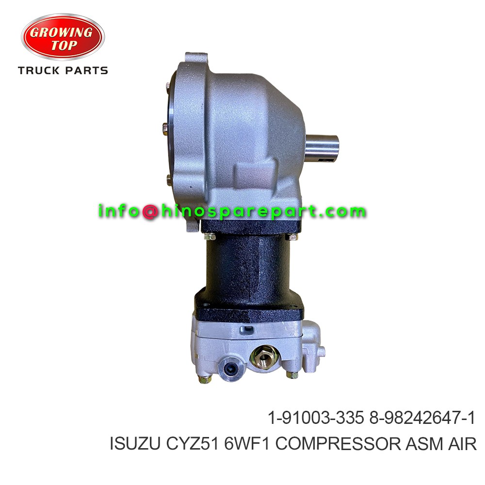 ISUZU CYZ51 6WF1  COMPRESSOR ASM;AIR  1-91003-335