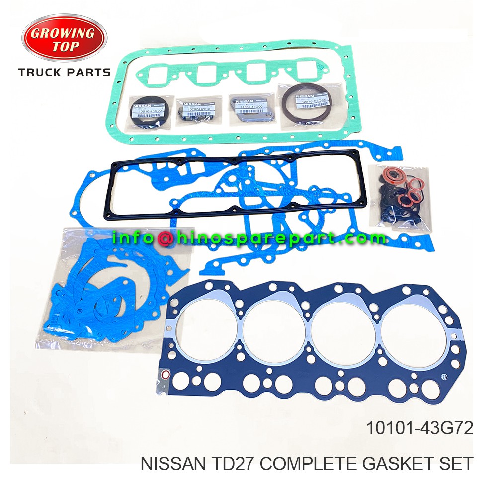 NISSAN TD27 COMPLETE GASKET SET 10101-43G72