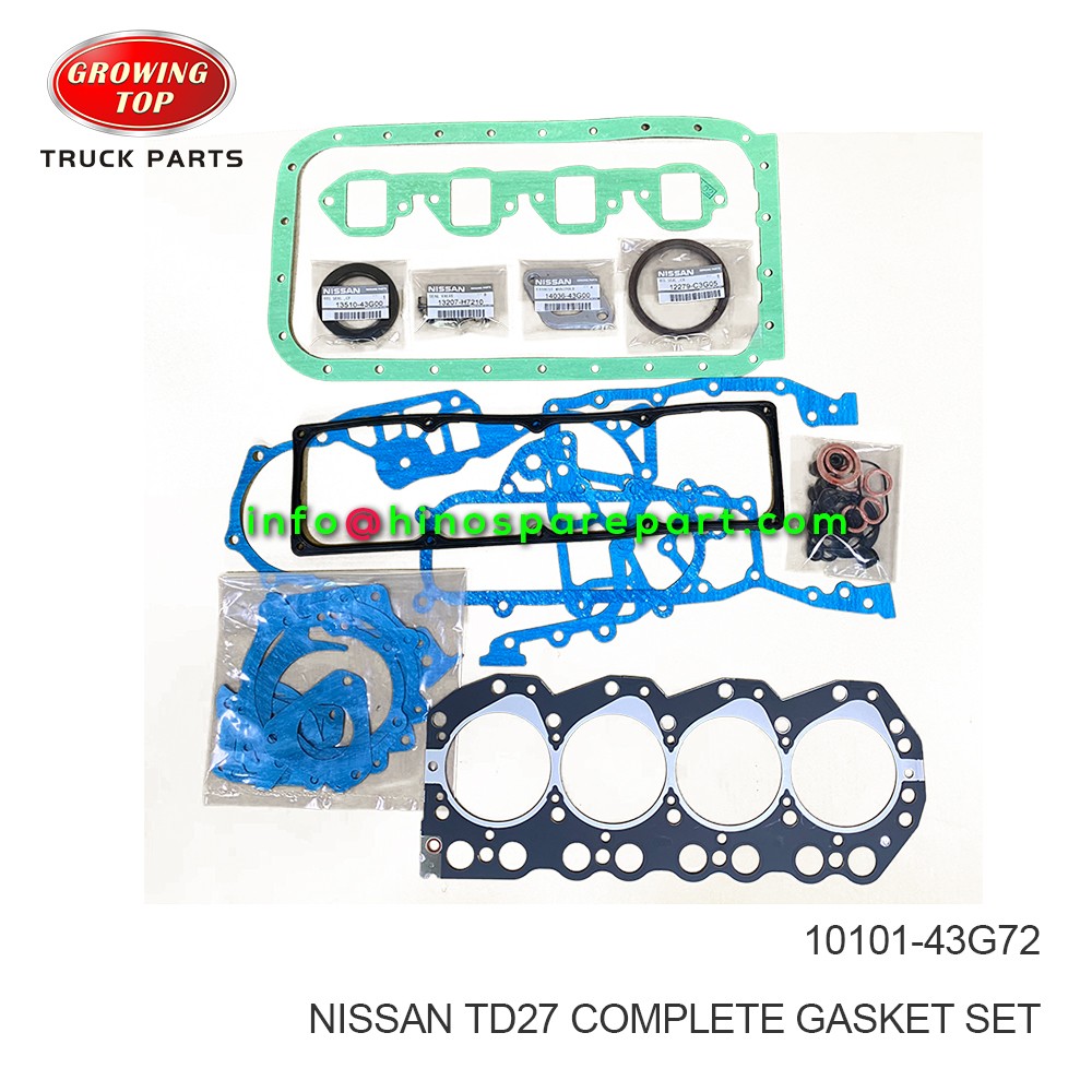 NISSAN TD27 COMPLETE GASKET SET 10101-43G72