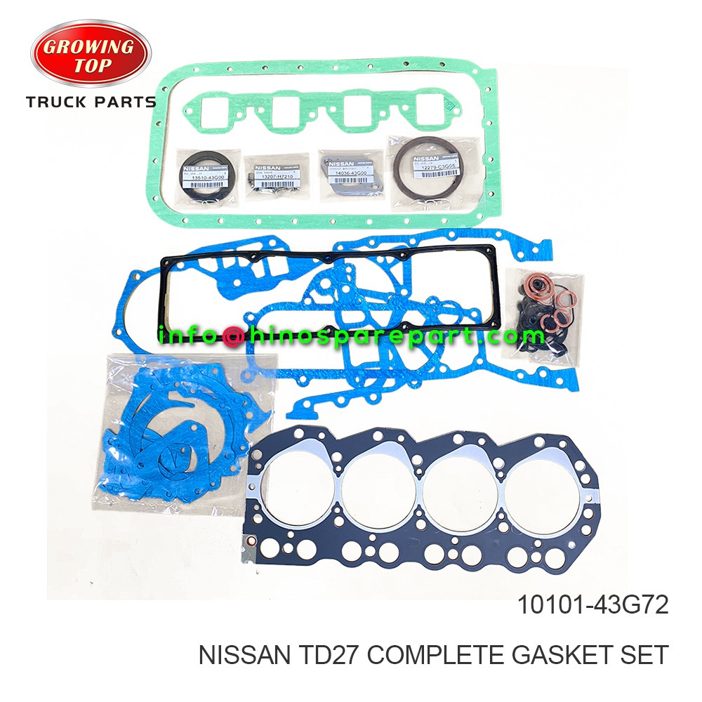 NISSAN TD27 COMPLETE GASKET SET 10101-43G72