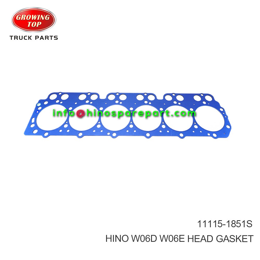 HINO W06D W06E HEAD GASKET 11115-1851S