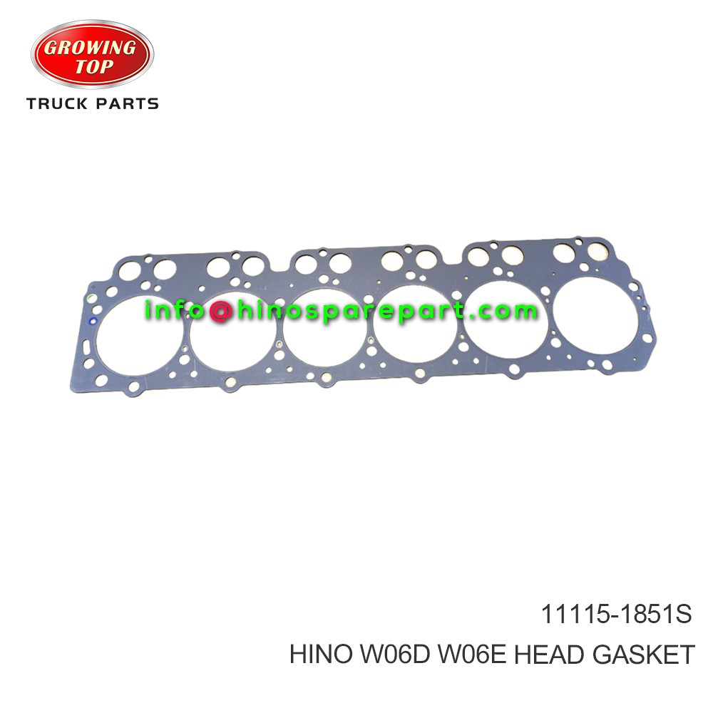 HINO W06D W06E HEAD GASKET 11115-1851S