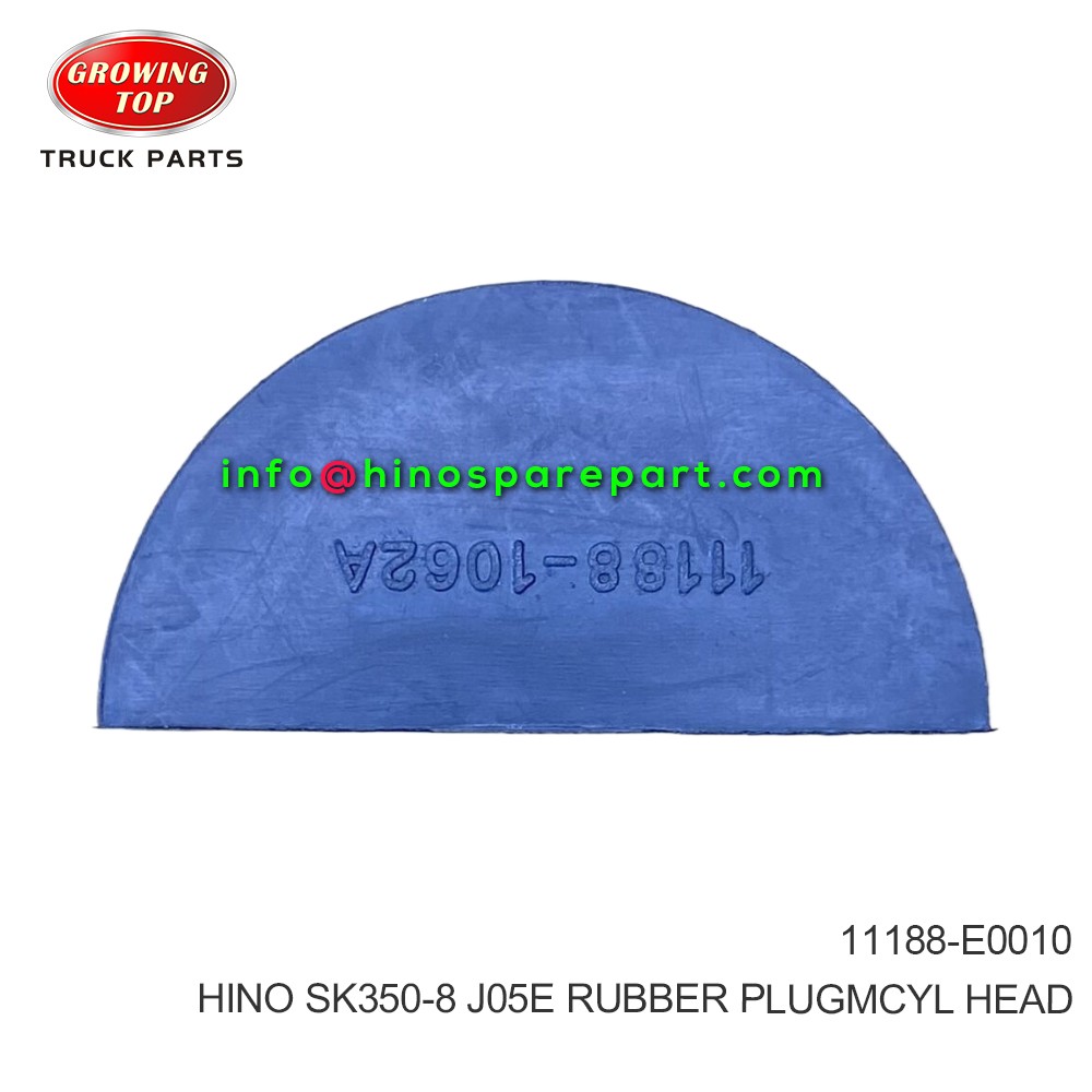 HINO SK350-8 J05E  RUBBER PLUGMCYL HEAD  11188-E0010