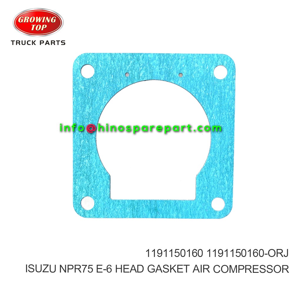 ISUZU NPR75 E-6 HEAD GASKET AIR COMPRESSOR 1191150160