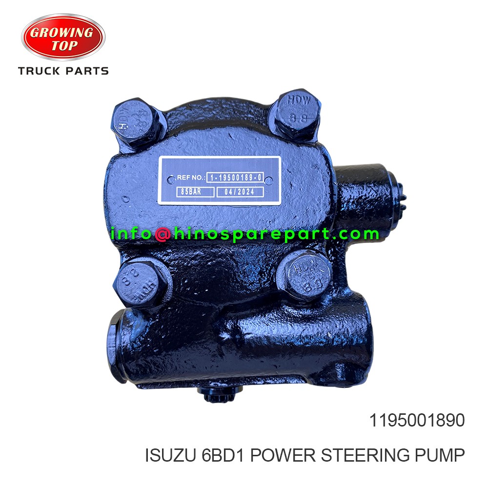 ISUZU 6BD1 POWER STEERING PUMP 1195001890