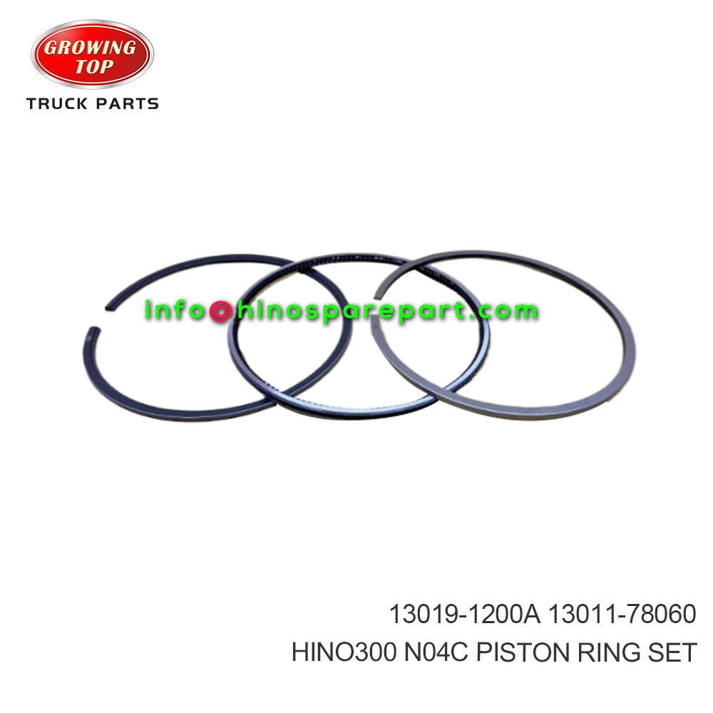 HINO300 N04C  PISTON RING SET  13019-1200A