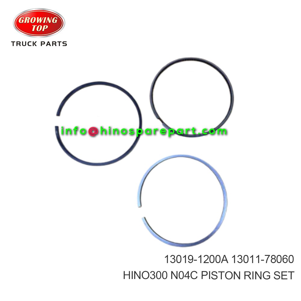 HINO300 N04C  PISTON RING SET  13019-1200A