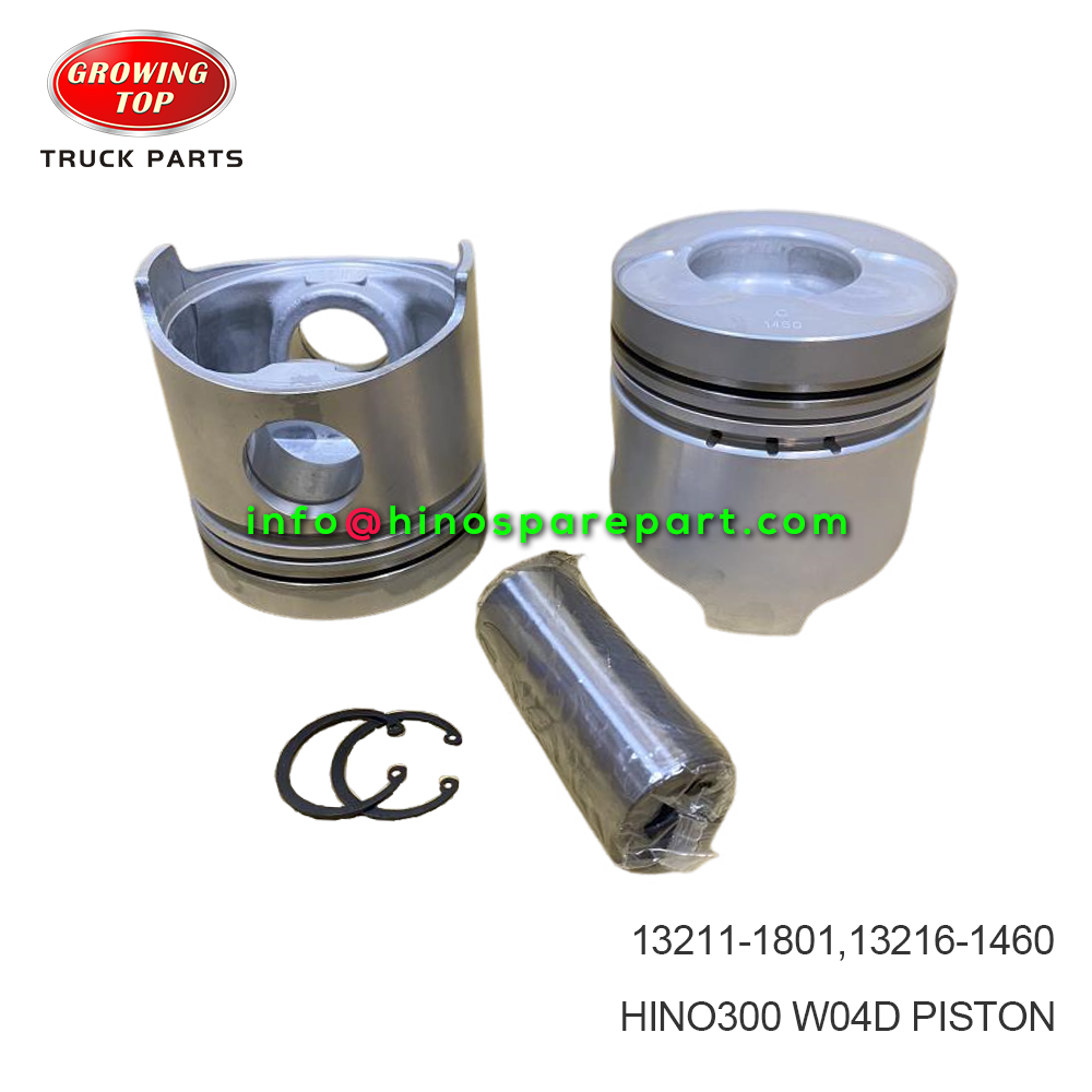 HINO300 W04D PISTON  13211-1801