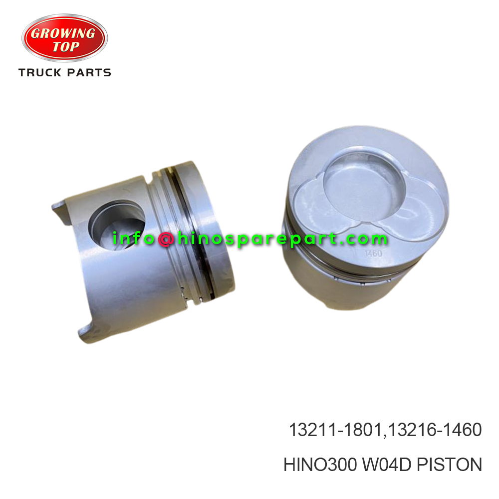 HINO300 W04D PISTON  13211-1801